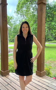 Eva half zip dress