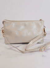 Load image into Gallery viewer, Liz Crossbody in Glimmer Silver
