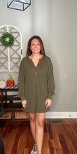 Load image into Gallery viewer, Hunter Green Button Romper
