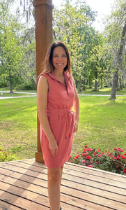 Eva half zip dress