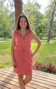 Eva half zip dress