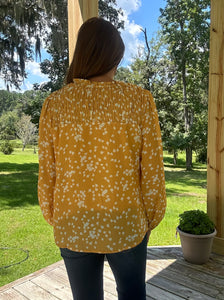 Crinkle Printed Top