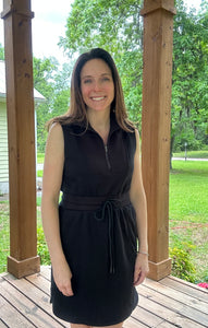 Eva half zip dress
