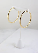 Load image into Gallery viewer, Arden Satin Gold Hoop
