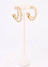 Petersen Double Pearl Hoop Earring